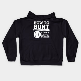 How to Bunt Kids Hoodie